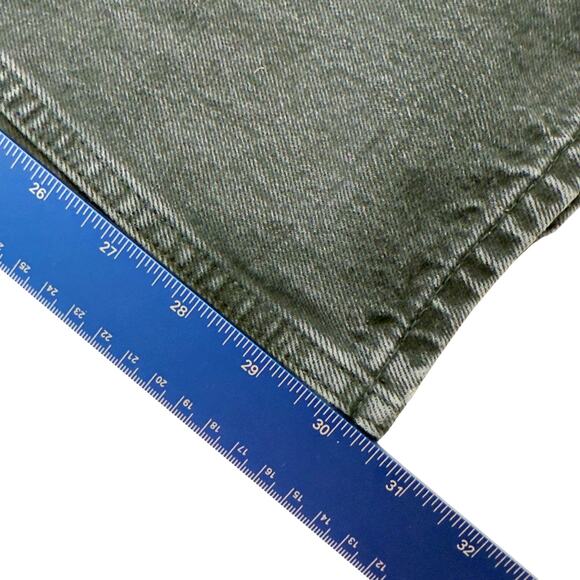 BDG Urban Outfitters High-Rise Baggy Black Denim Destroyed Denim Sz 26 - Picture 7 of 8